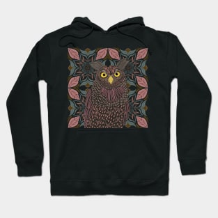 Decorated Great Horned Owl Hoodie